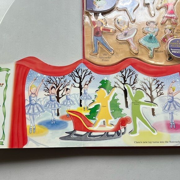 Rare My Beautiful Ballets Nutcracker XL Peg Puzzle Book Board - Picture 3 of 8